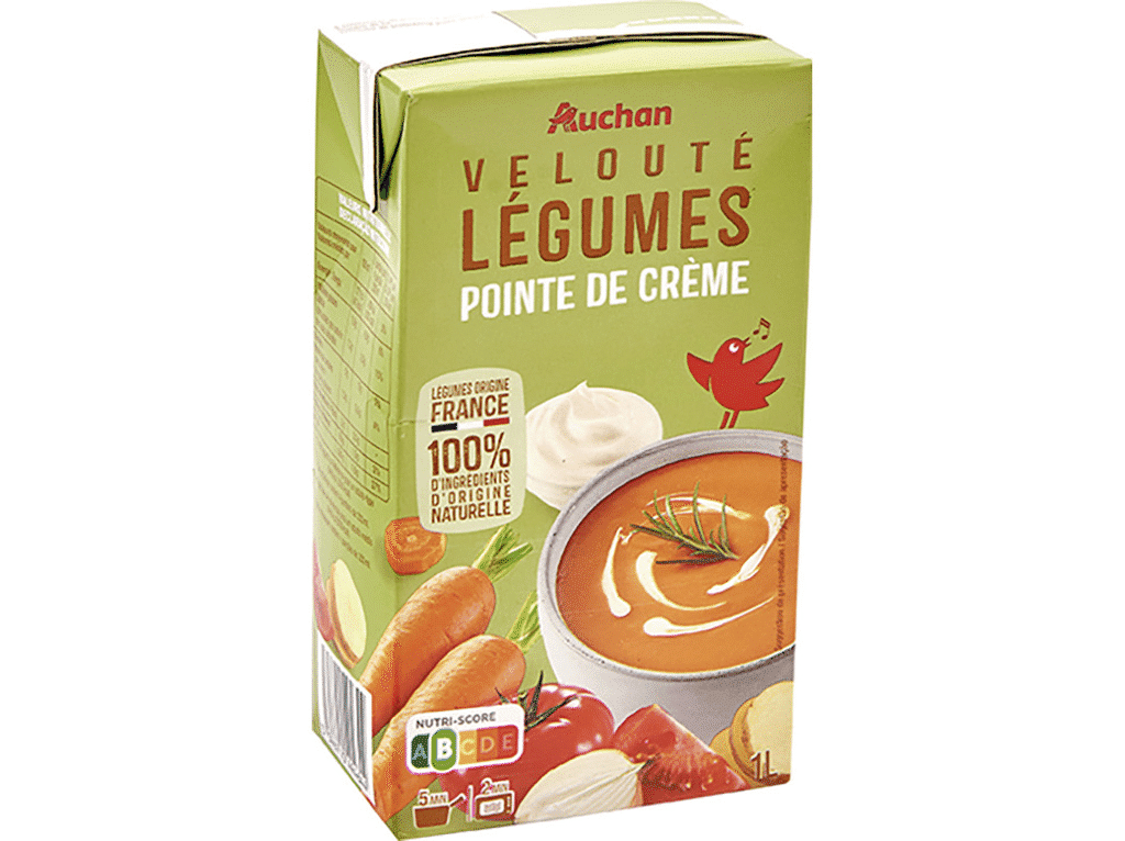 Creme De Legumes Com Natas 1l - AUCHAN