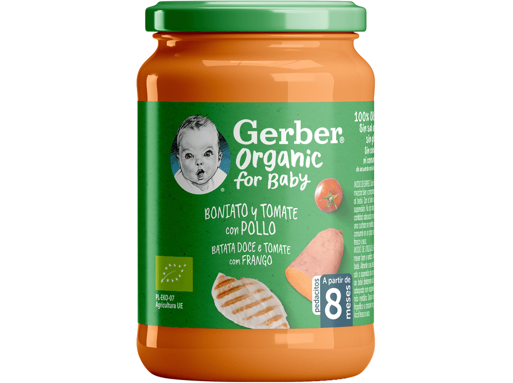 Refeição Bio Batata Doce Tomate E Frango 190g - GERBER