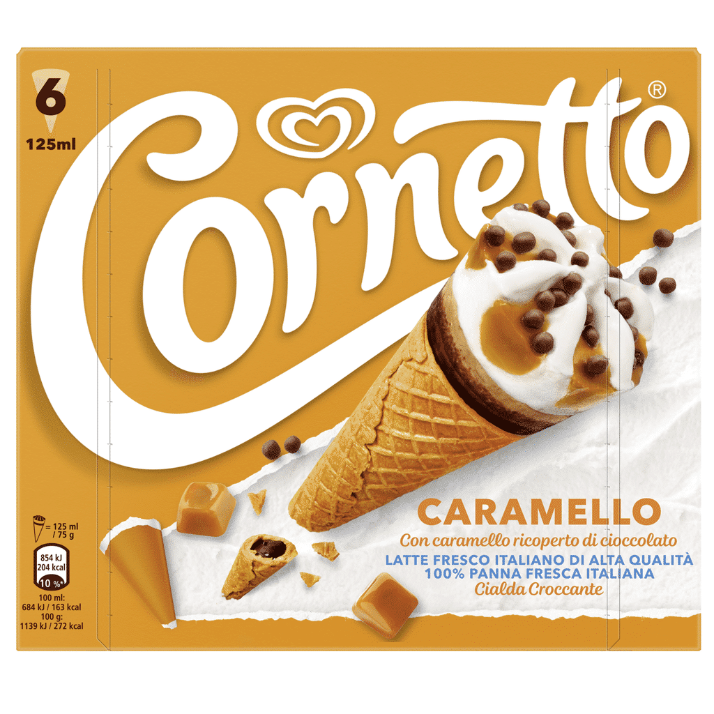 Gelado Cone Caramelo - CORNETTO