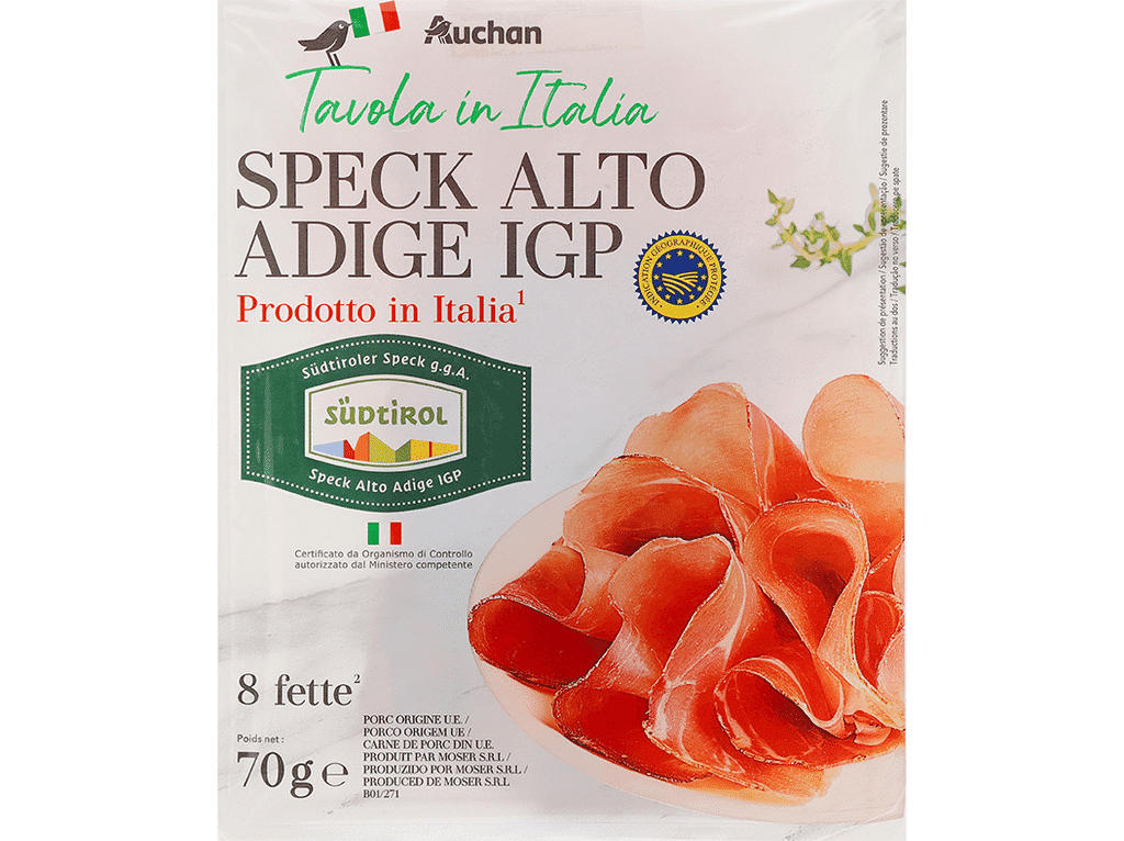 Presunto Speck Igp 70g - AUCHAN