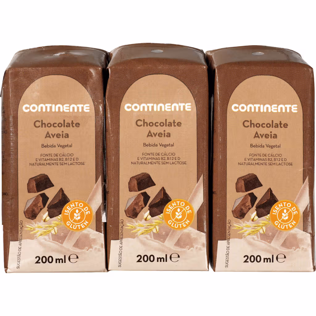 Bebida Vegetal de Aveia Chocolate - CONTINENTE