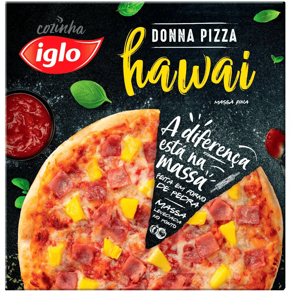 Donna Pizza Massa Fina Hawai embalagem 365 g - IGLO
