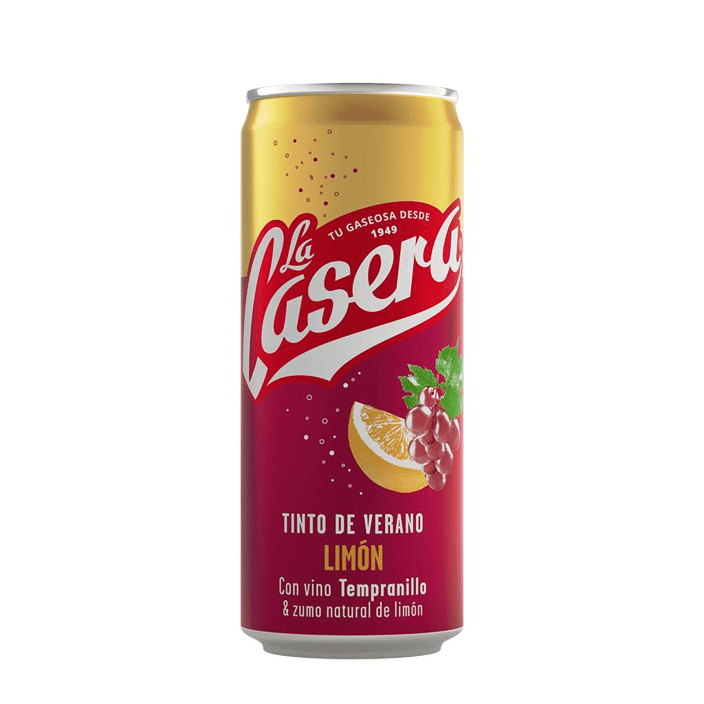 Tinto de verano limão, 330ml - LA CASERA