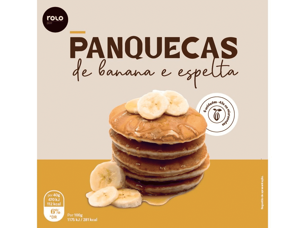 Panquecas Banana Espelta 240g 6un - ROLO