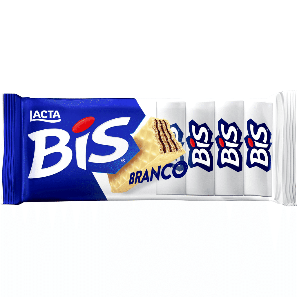 Bolacha Wafers Chocolate Branco - BIS