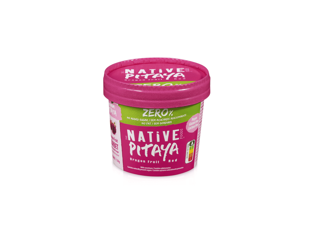 Sorbet Pitaya Sem Açúcar 160ml - NATIVE