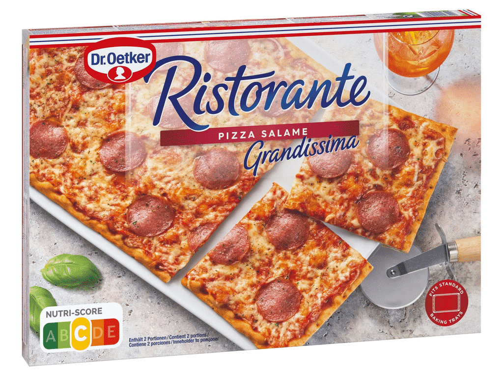Pizzas Finas Grandissima Salame 540g - RISTORANTE