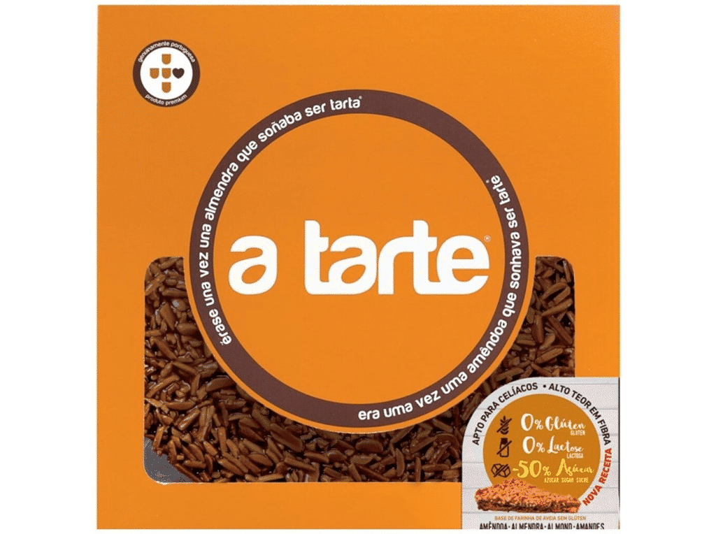 Tarte Amêndoa -50% Açúcar S/ Glúten E S/ Lactose 350g (l) - A TARTE