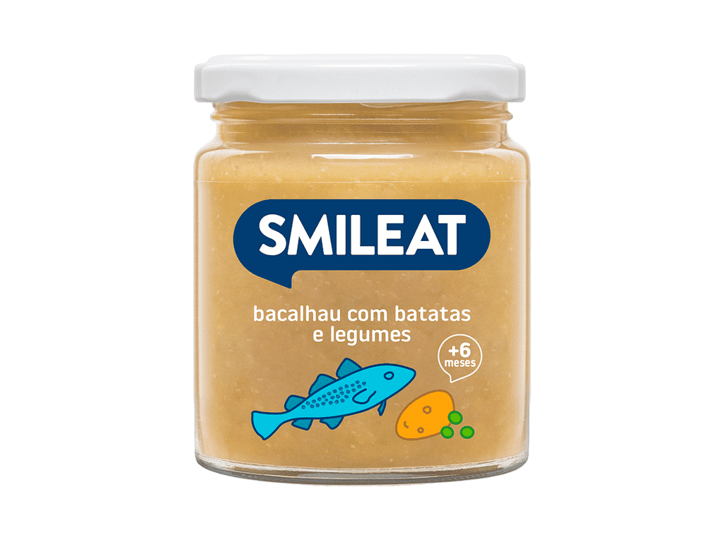Refeições Bio Bacalhau Com Batata E Legumes 230gr - SMILEAT
