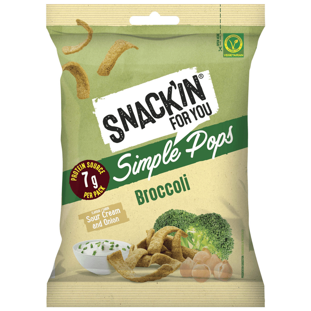 Snacks Simple Pops de Grão e Brócolos - SNACK'IN FOR YOU