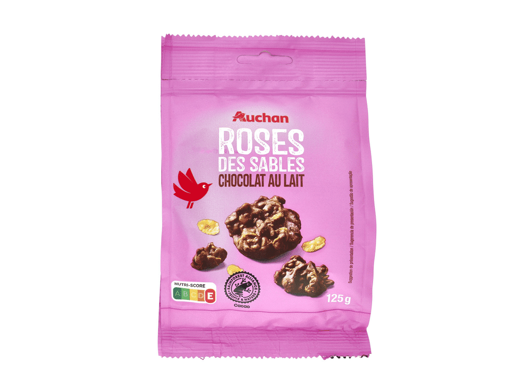 Snack Flocos De Milho Chocolate De Leite 125g - AUCHAN