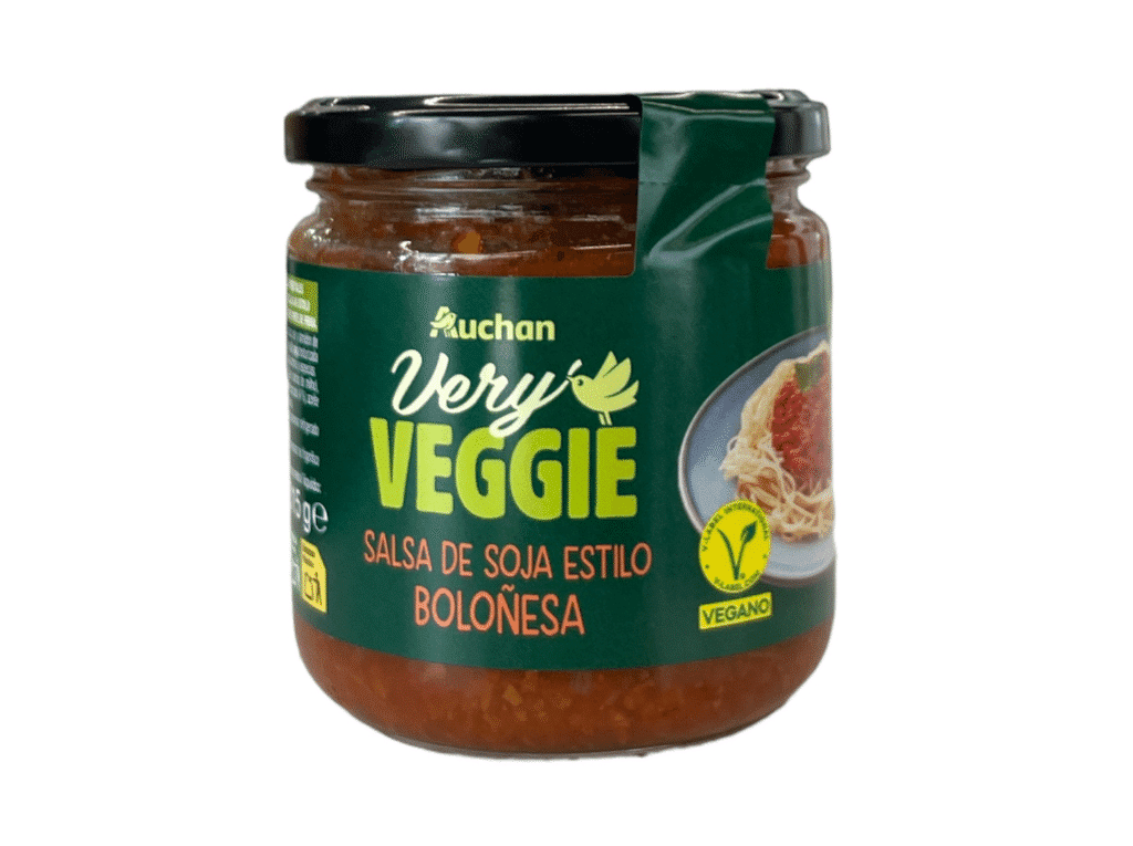 Bolonhesa Vegan Em Frasco 315g - AUCHAN VERY VEGGIE