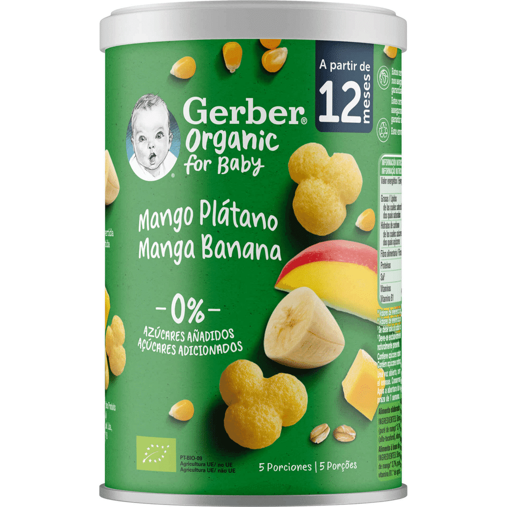Snack para Bebé Manga e Banana +12m - GERBER