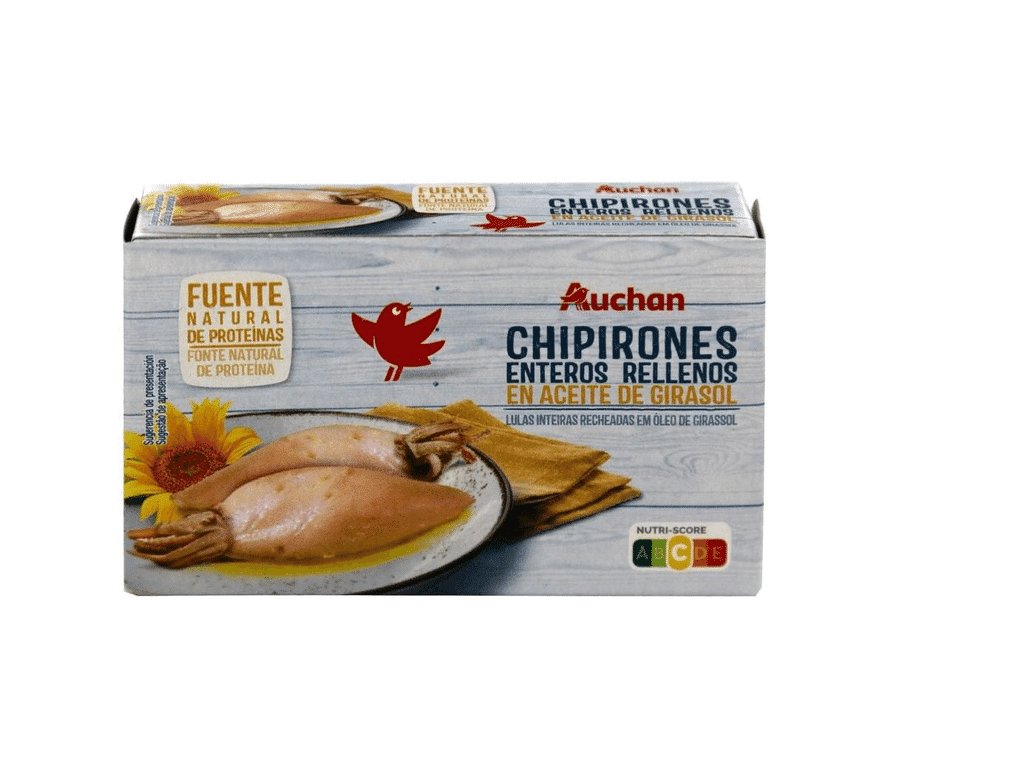 Lulas Inteiras Recheados Em Óleo 115(72)g - AUCHAN