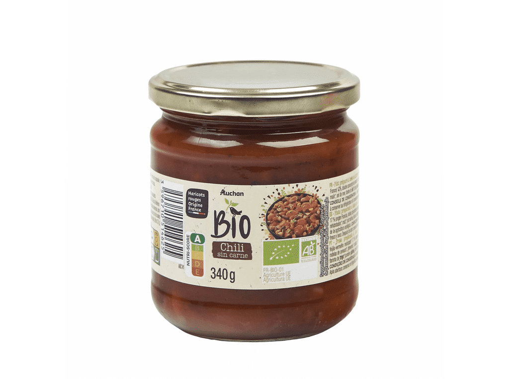 Chili Sem Carne 340g - AUCHAN BIO