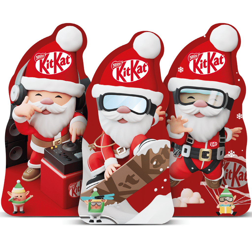 Figura Fantasia Pai Natal de Chocolate - KIT KAT