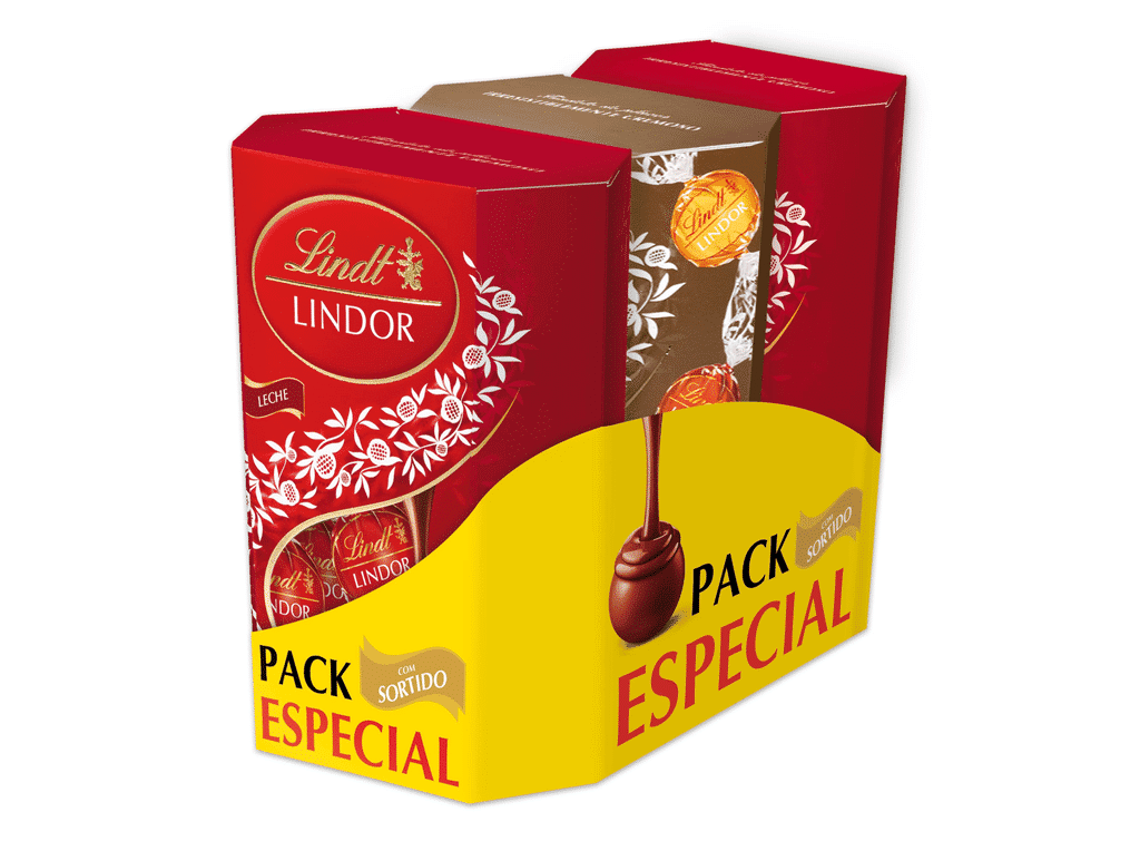 Bomb Pack Esp. Leite E Sortido 600g - LINDT