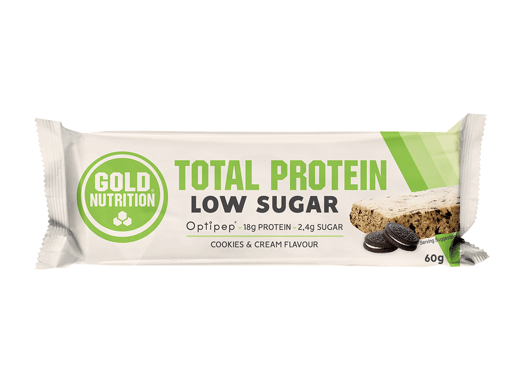 Barra Low Sugar Bolacha & Nata 60g - GOLDNUTRITION
