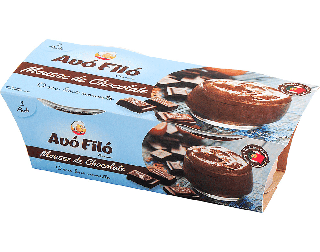 Mousse Chocolate 2x80g - AVÓ FILÓ