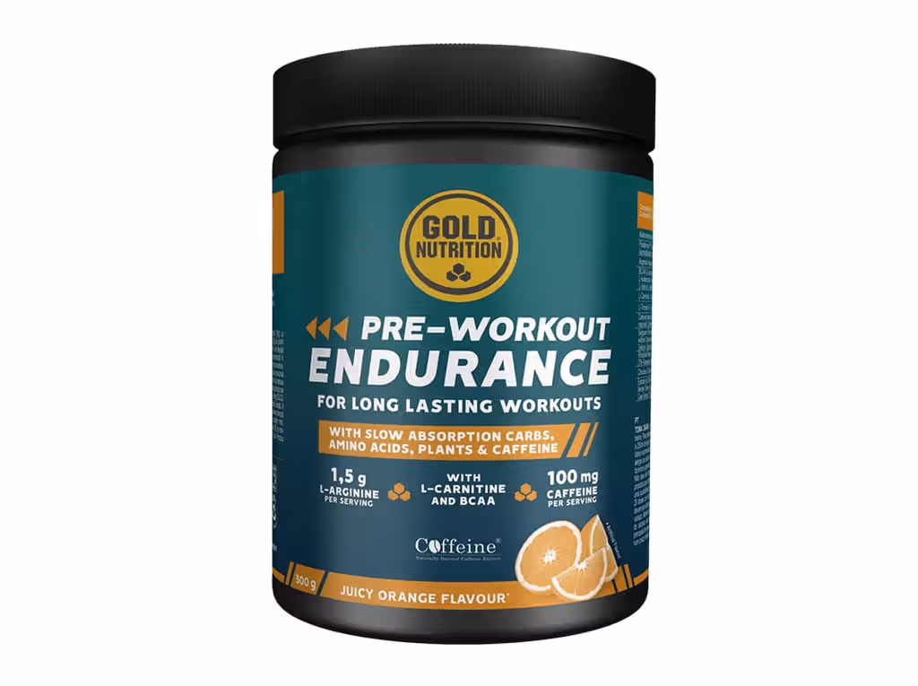 Suplemento Prework Endurance Laranja 300g - GOLDNUTRITION