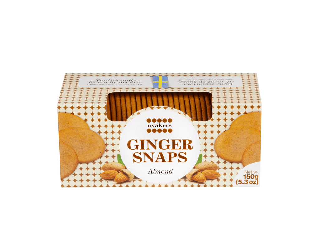 Bolacha Gengibre E Amêndoa 150g - NYAKERS