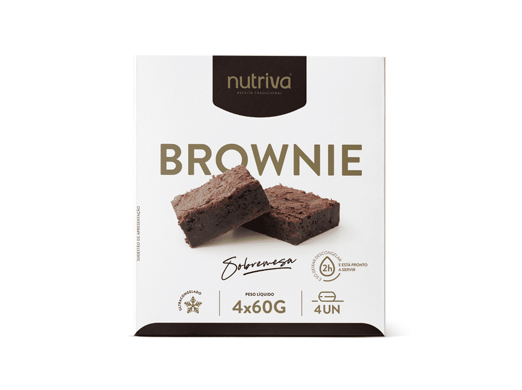Brownie 4x60g - NUTRIVA