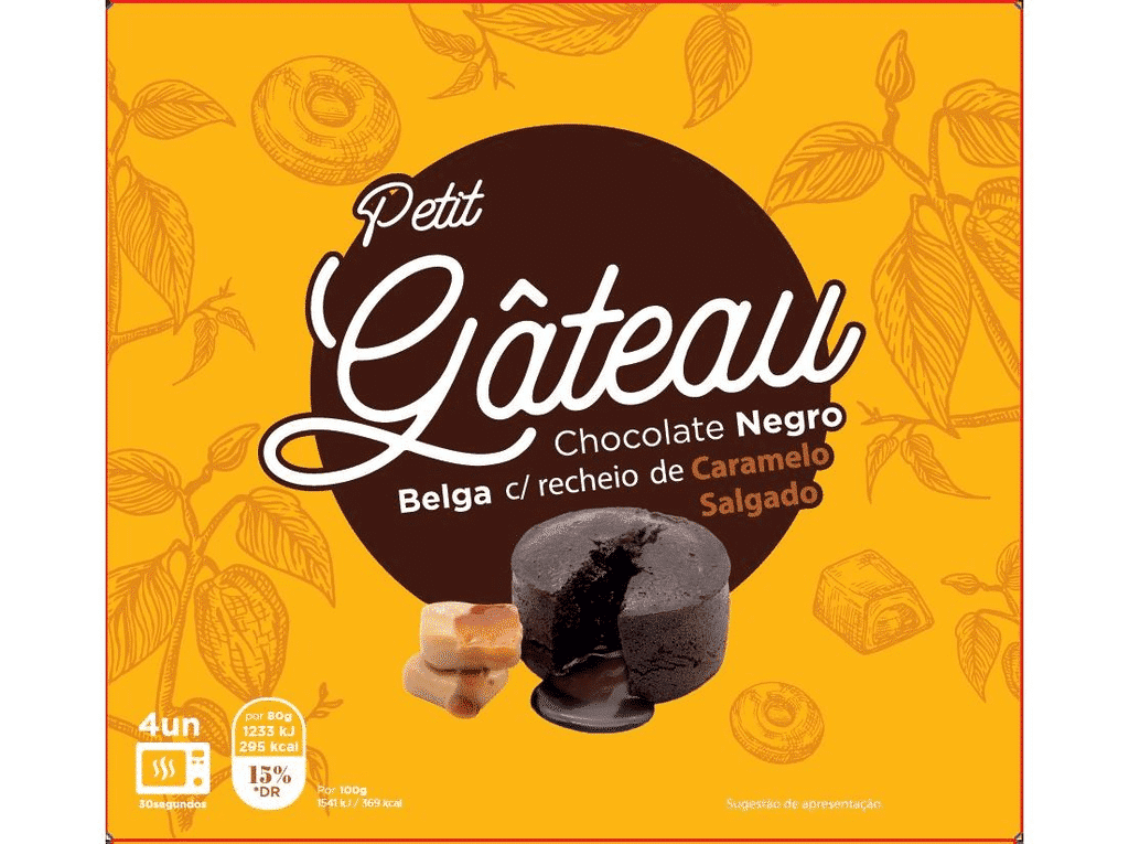 Petit Gateau Caramelo 320g - NOVADOLCI