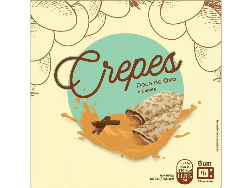 Crepes Ovo E Canela 540g - NOVADOLCI