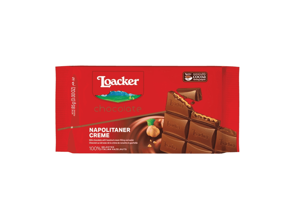 Chocolate Com Creme De Avelã 85 G - LOACKER