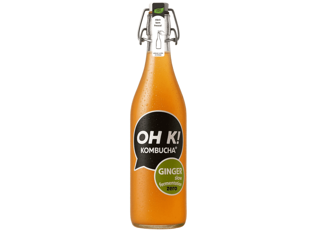 Kombucha Gengibre E Limão Bio 750 Ml - OH K!