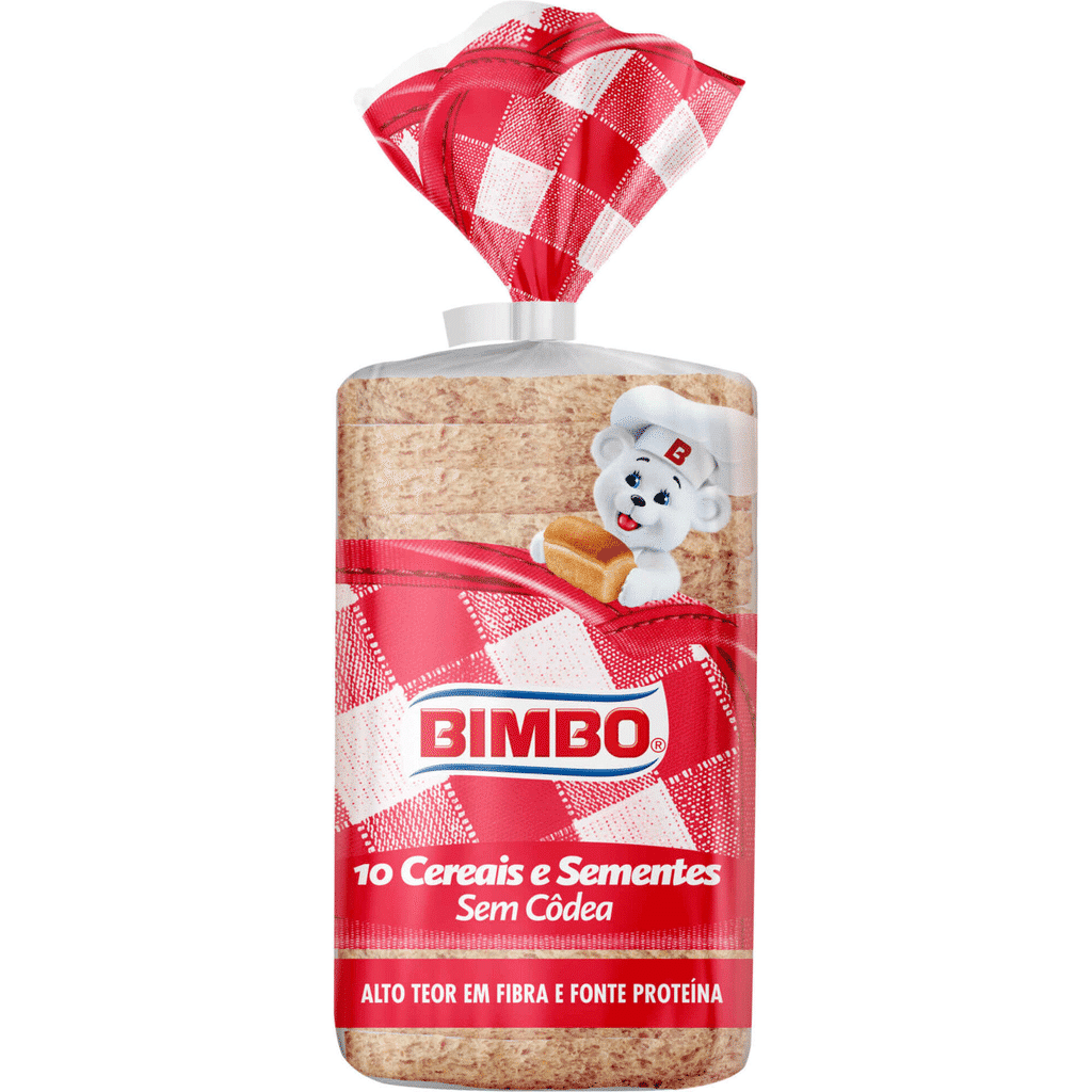Pão de Forma 10 Cereais e Sementes sem Côdea - BIMBO