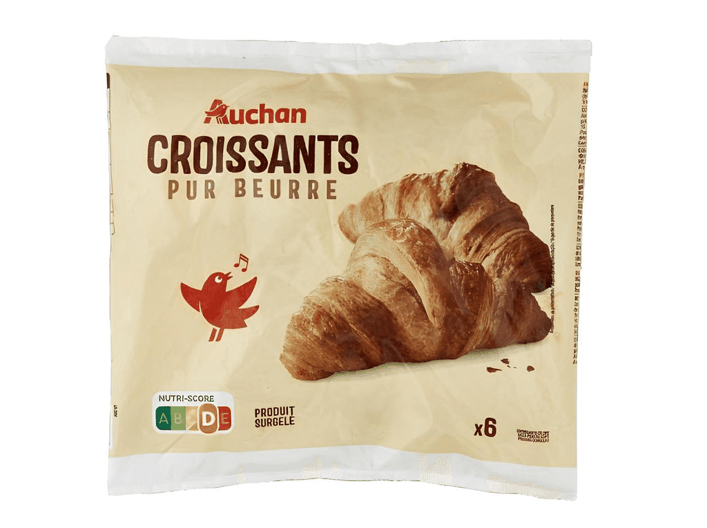 Croissants Com Manteiga Pura Prontos A Cozinhar 6 Un 360g - AUCHAN