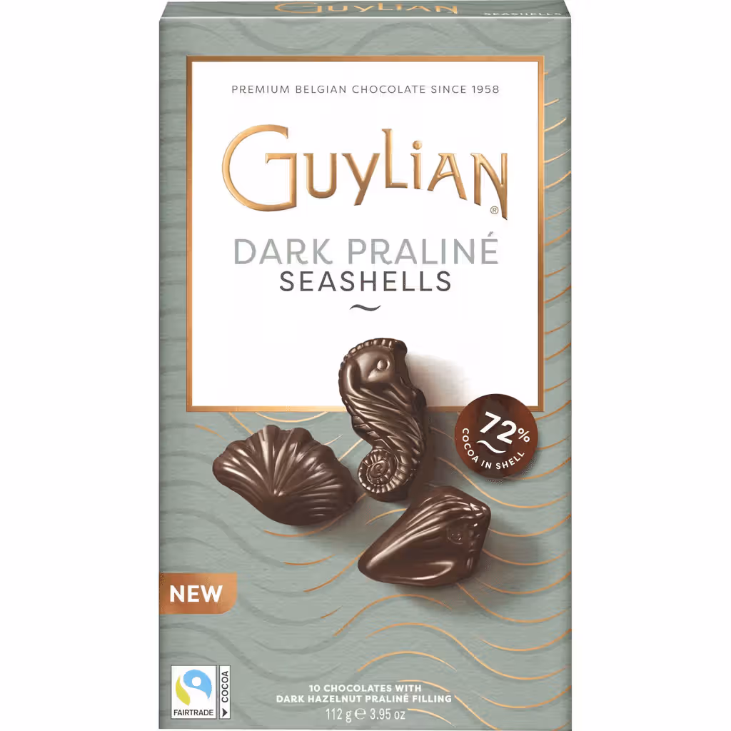 Bombons Chocolate Negro Seashells - GUYLIAN