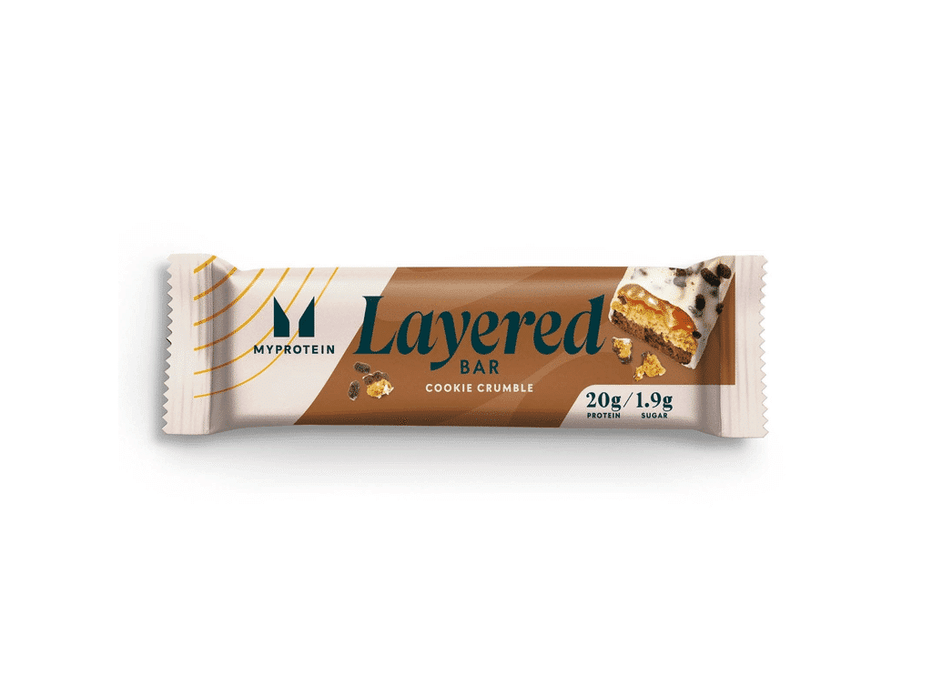 Barra Layered Cookies Caramel 60g - MYPROTEIN