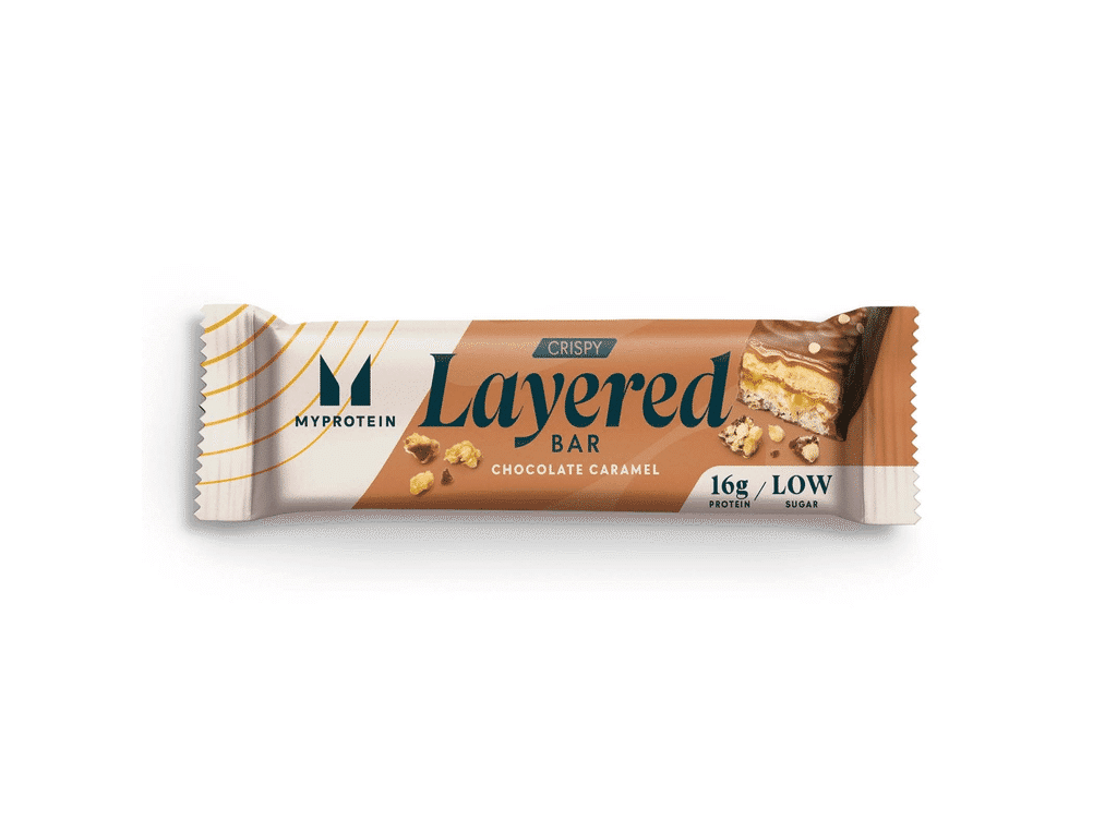 Barra Layered Chocolate Caramel 58g - MYPROTEIN