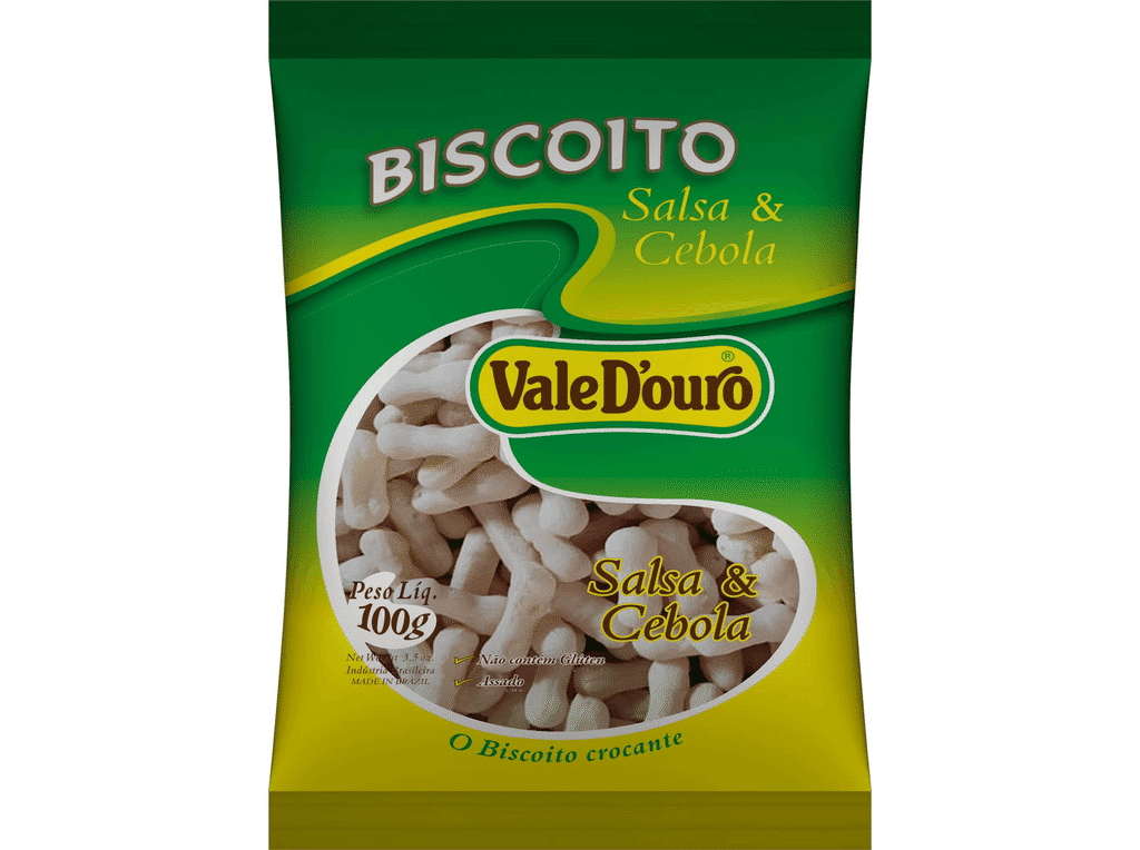 Biscoito Polvilho Salsa E Cebola 100g - VALEDOURO