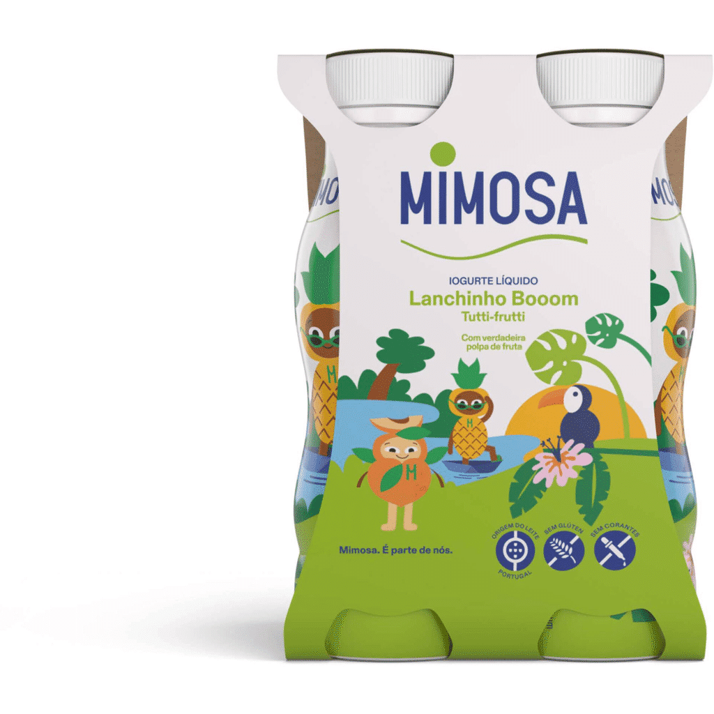 Iogurte Líquido Frutos Tropicais Infantil Lanchinho Booom - MIMOSA