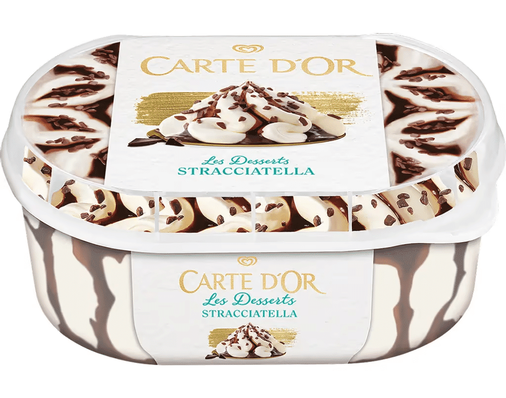 Gelado Stracciatela 900ml - CARTE D'OR