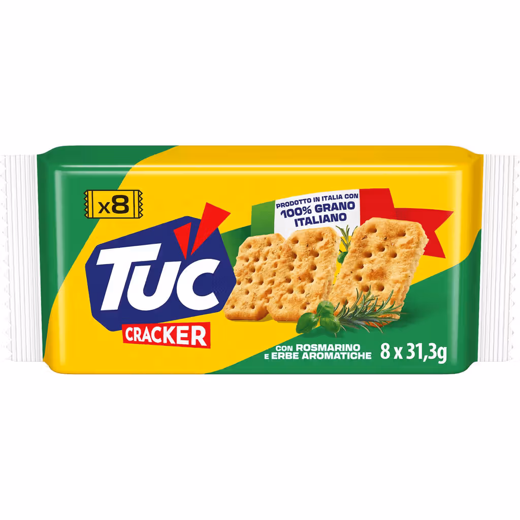Bolachas Cracker Ervas Aromáticas - TUC