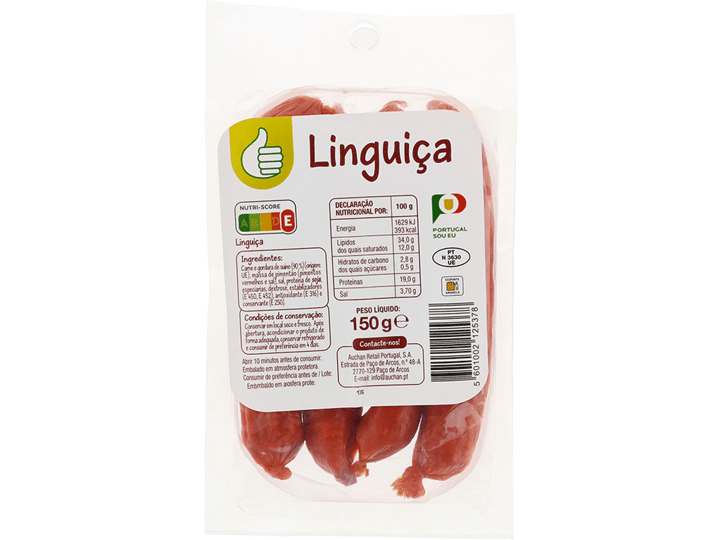 Linguiça 150g - POLEGAR