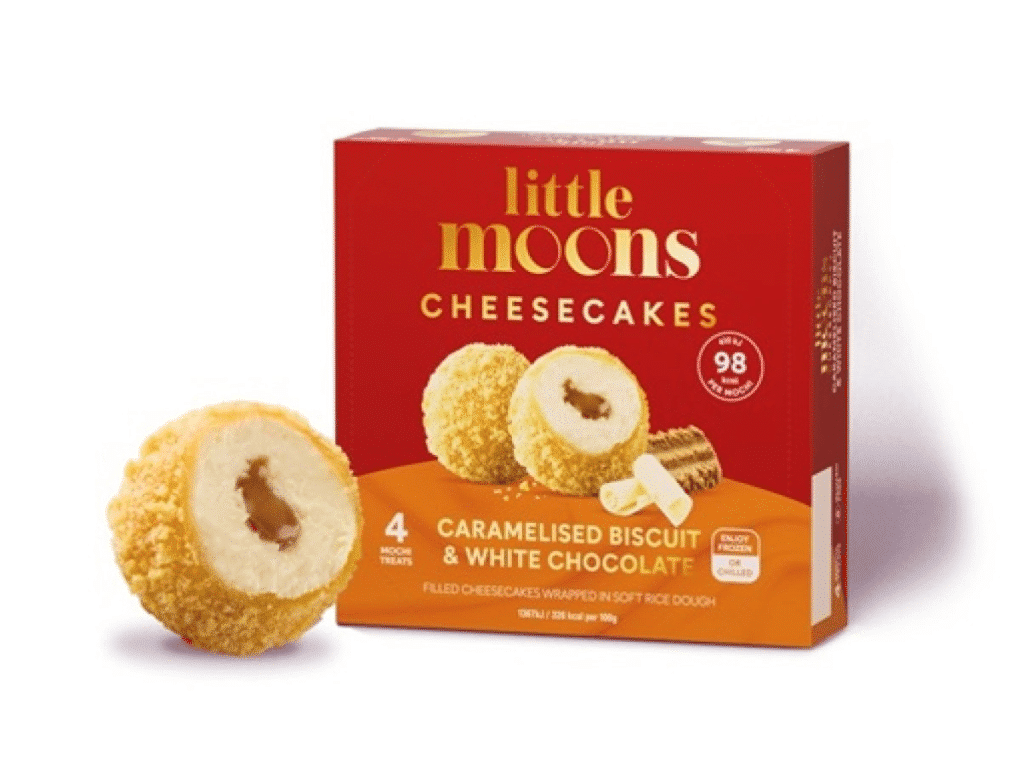 Gelado Biscoito E Chocolate Branco 120g(4un) - MOCHI LITTLE MOONS