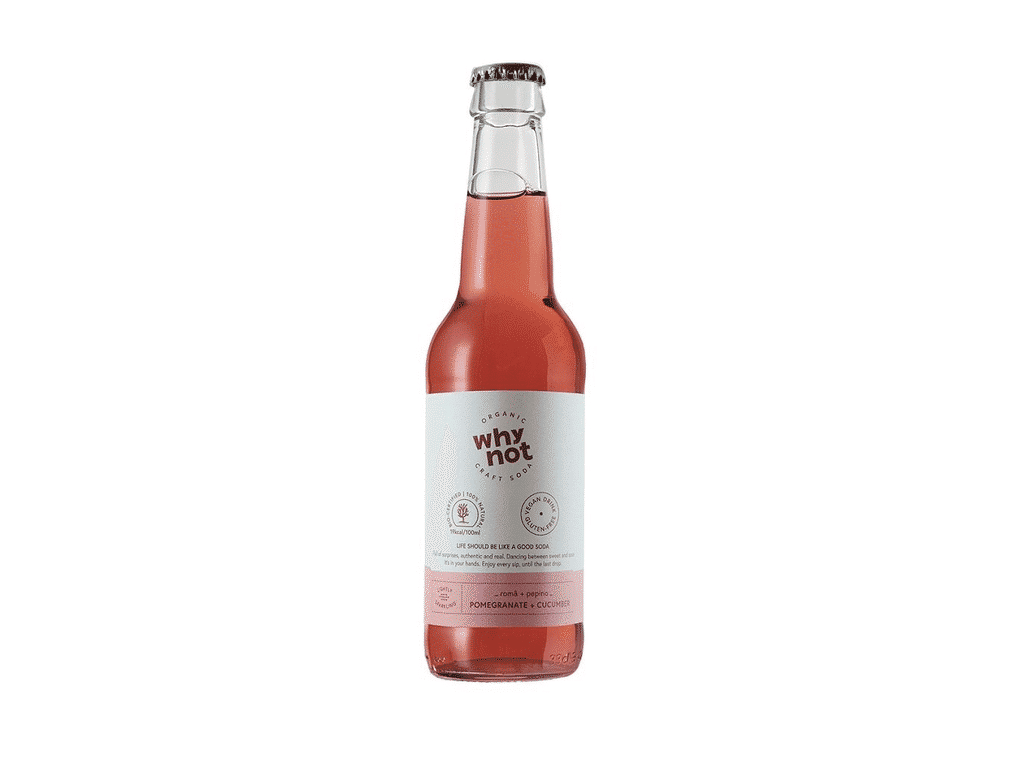 Craft Soda Romã Pepino 330 Ml - WHY NOT