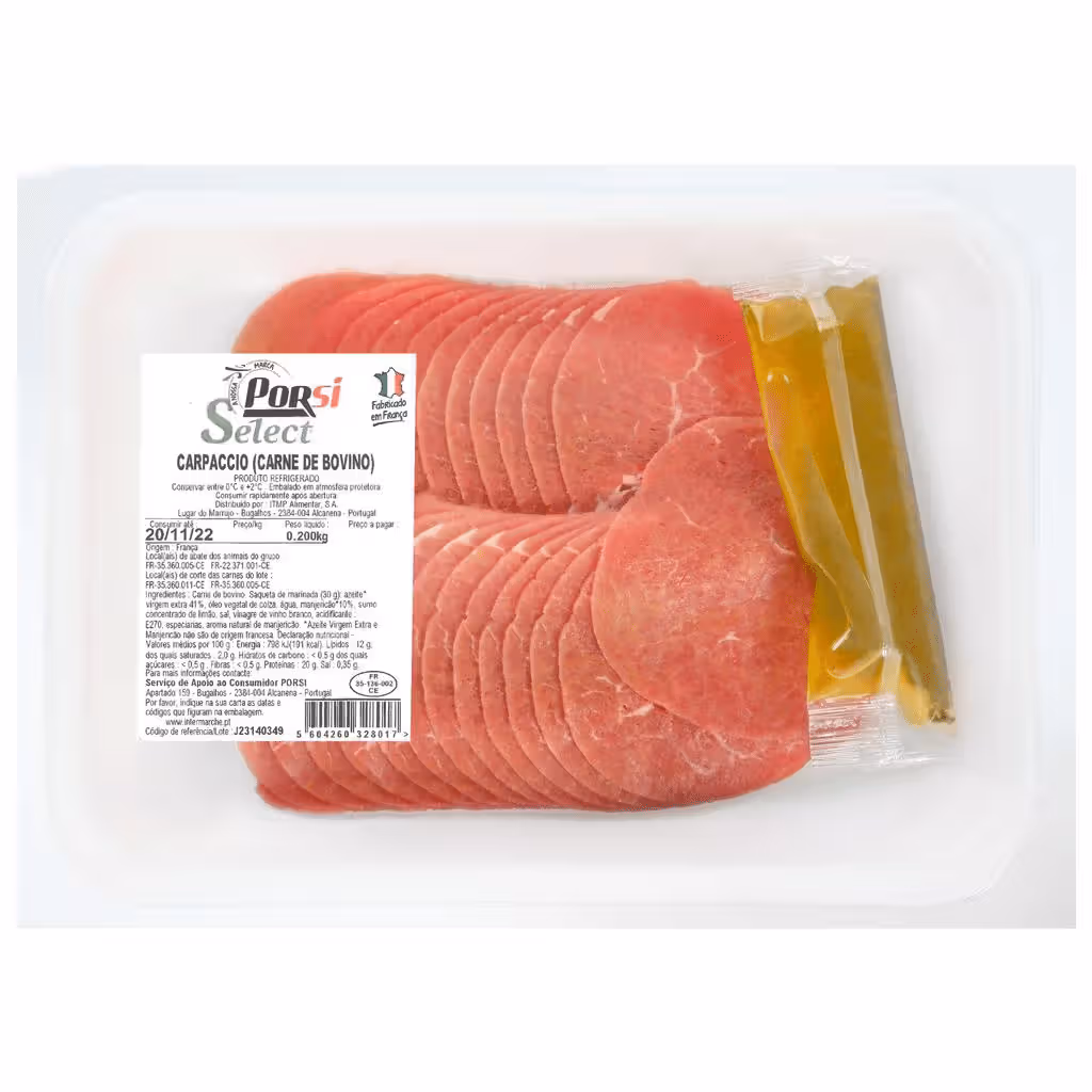 Carpaccio de Bovino - PORSI SELECT