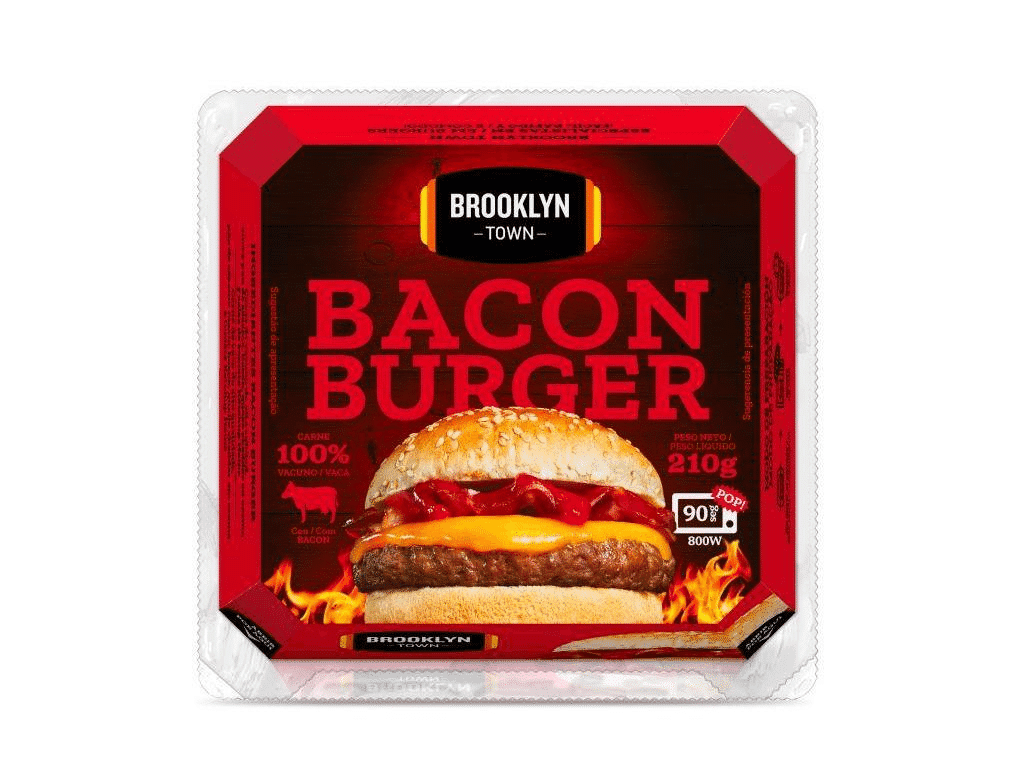 Hamburguer Bacon 215 G - BROOKLYN TOWN