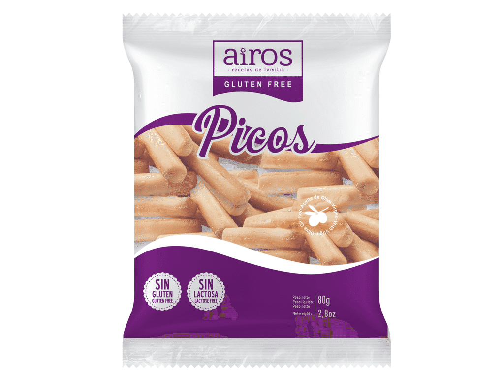 Picos Sem Glúten 80g - AIROS