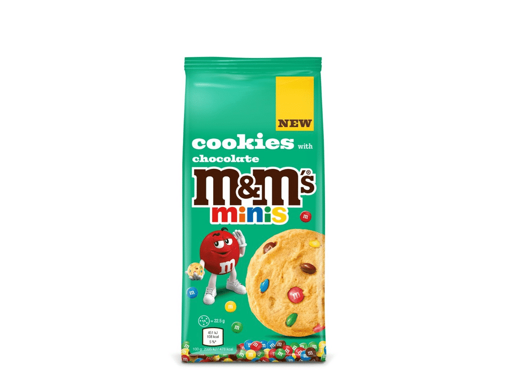 Bolachas Mini Cookies 180g - M&M'S