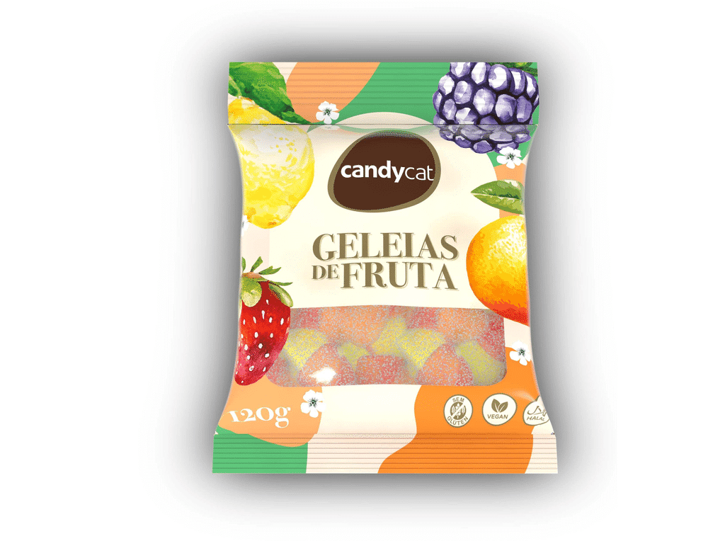 Gomas Geleias De Fruta 120g - CANDYCAT
