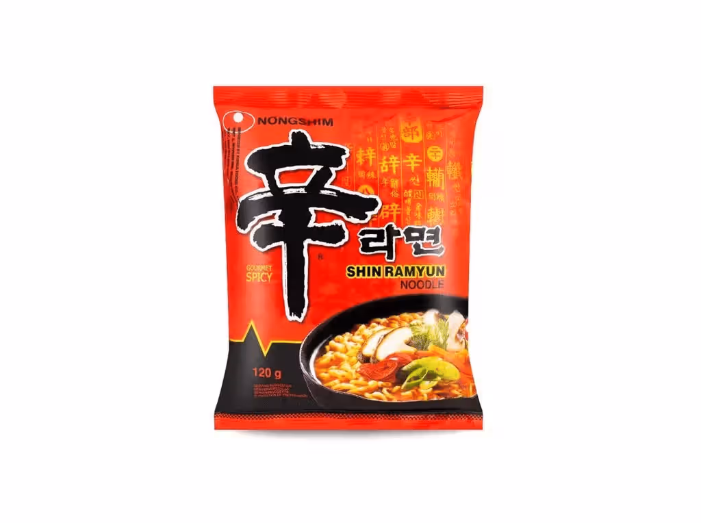 Noodles Spicy Shin Ramyun 120g - NONGSHIM