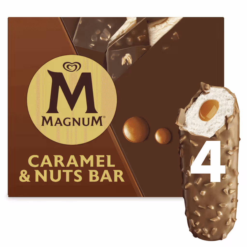 Gelado Caramel & Nuts - MAGNUM