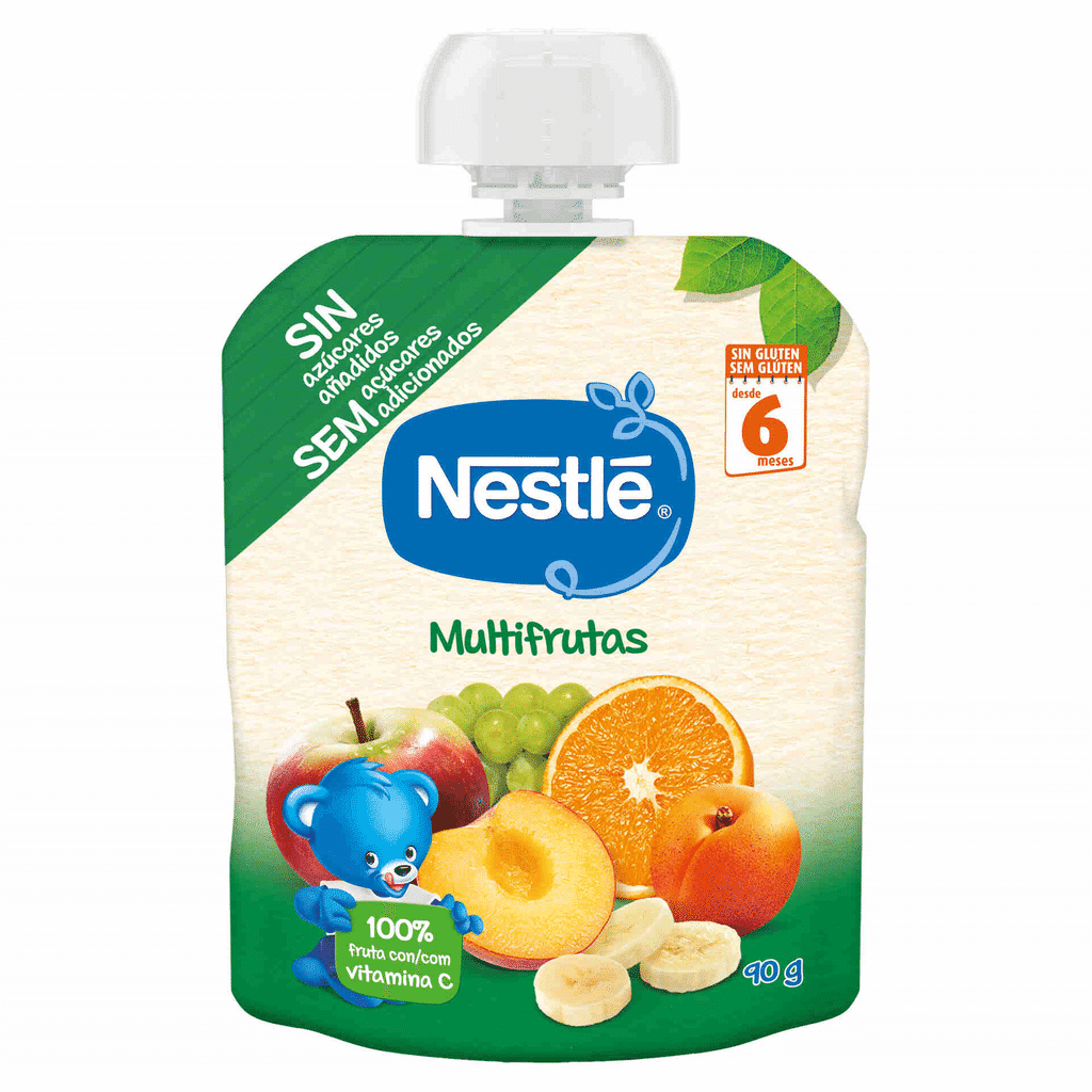 Saqueta de Fruta Multifrutas +6m - NESTLÉ